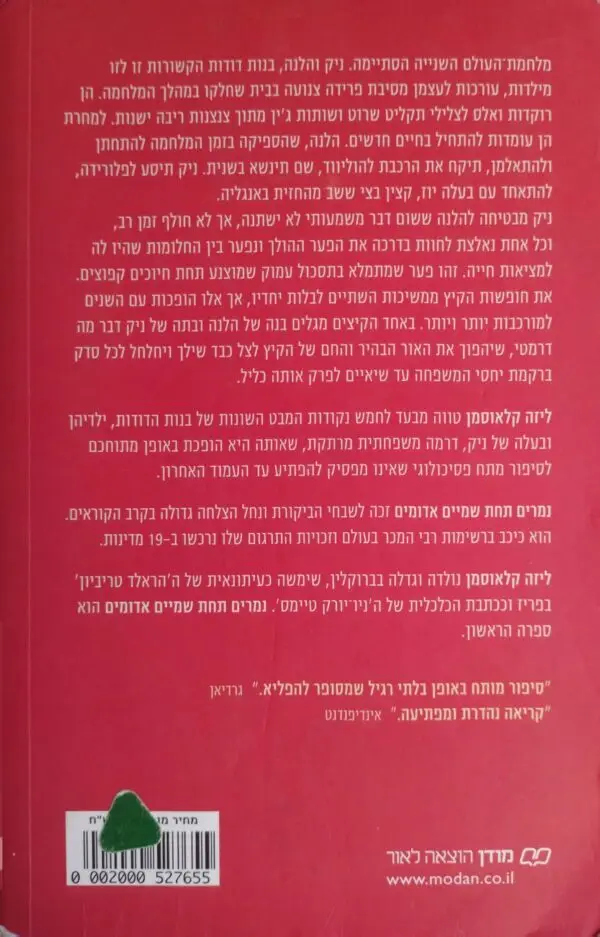 ⁦נמרים תחת שמיים אדומים / ליזה קלאוסמן⁩ – תמונה ⁦2⁩