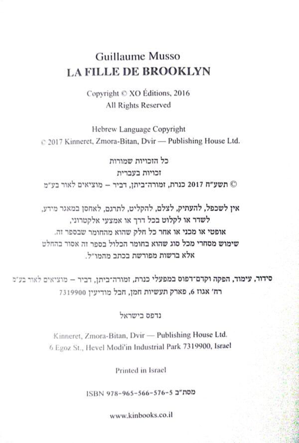 ⁦הנערה מברוקלין / גיום מוסו⁩ – תמונה ⁦2⁩