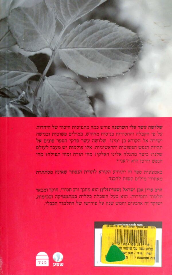 ⁦שלשה עשר עלי השושנה / הרב עדין (אבן ישראל) שטיינזלץ⁩ – תמונה ⁦4⁩