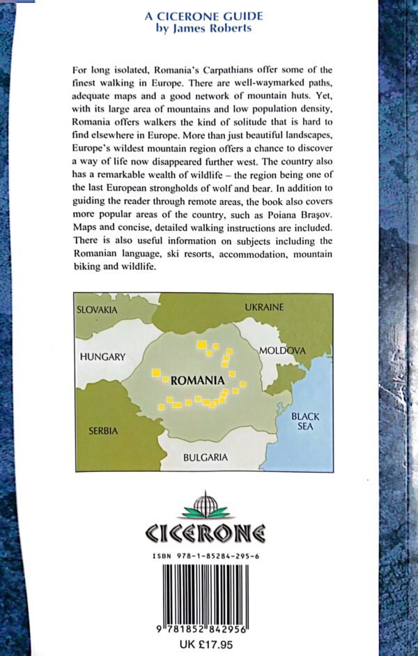 ⁦The Mountains of Romania: A Guide to Walking in the Carpathian Mountains
By James Roberts⁩ – תמונה ⁦2⁩