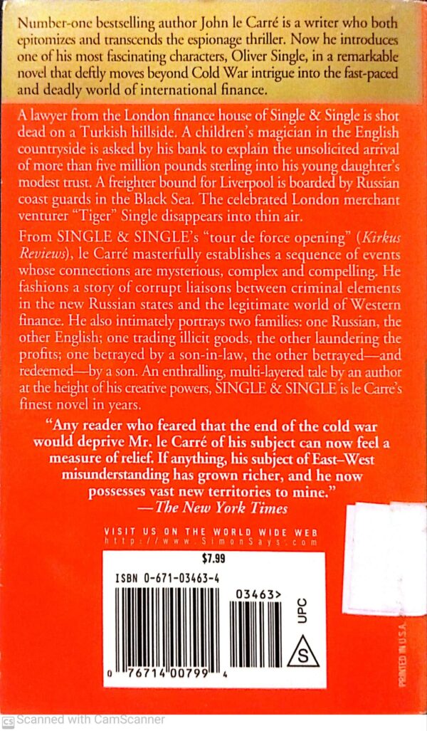 ⁦Single & Single
By John le Carré⁩ – תמונה ⁦2⁩