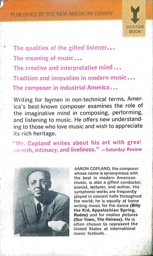 ⁦Music and Imagination by Aaron Copland⁩ – תמונה ⁦2⁩