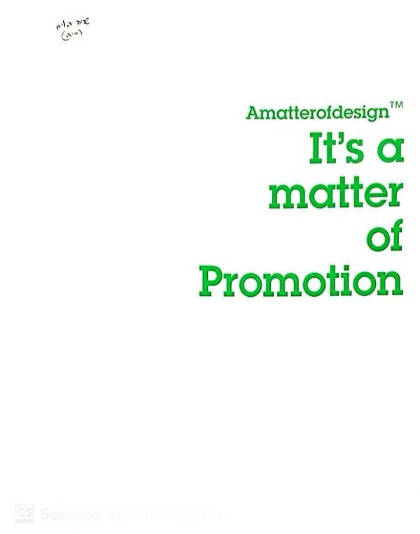 ⁦It's a Matter of Promotion⁩ – תמונה ⁦2⁩