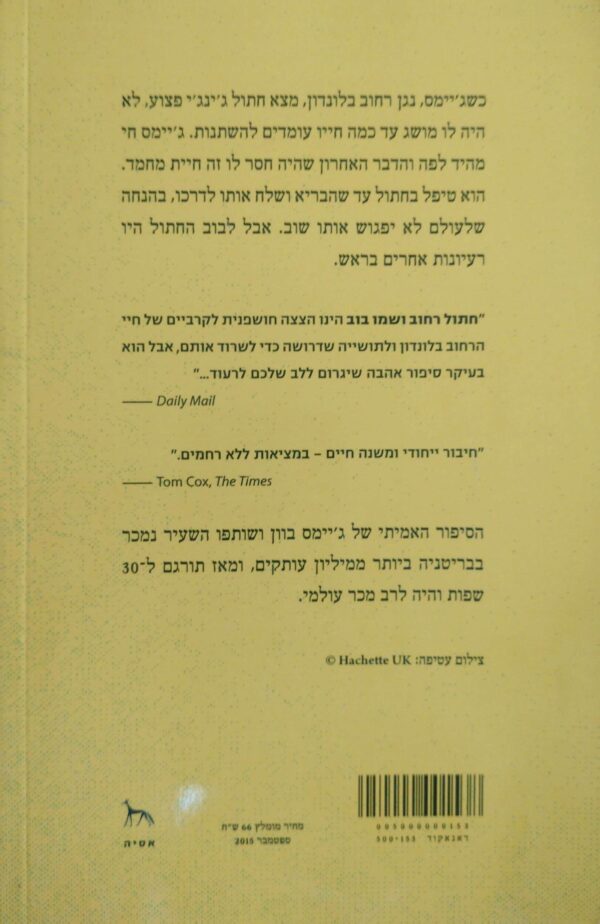 ⁦חתול רחוב ושמו בוב / ג'יימס בוון⁩ – תמונה ⁦2⁩