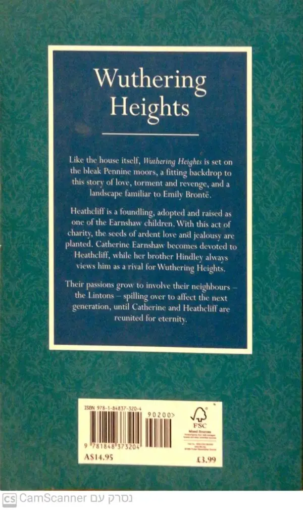 ⁦Wuthering Heights by Emily Brontë⁩ – תמונה ⁦2⁩