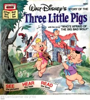 Walt Disney's Story of The Three Little Pigs (cassette not included)