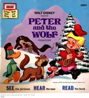 Walt Disney Presents Peter and the Wolf (cassette not included)