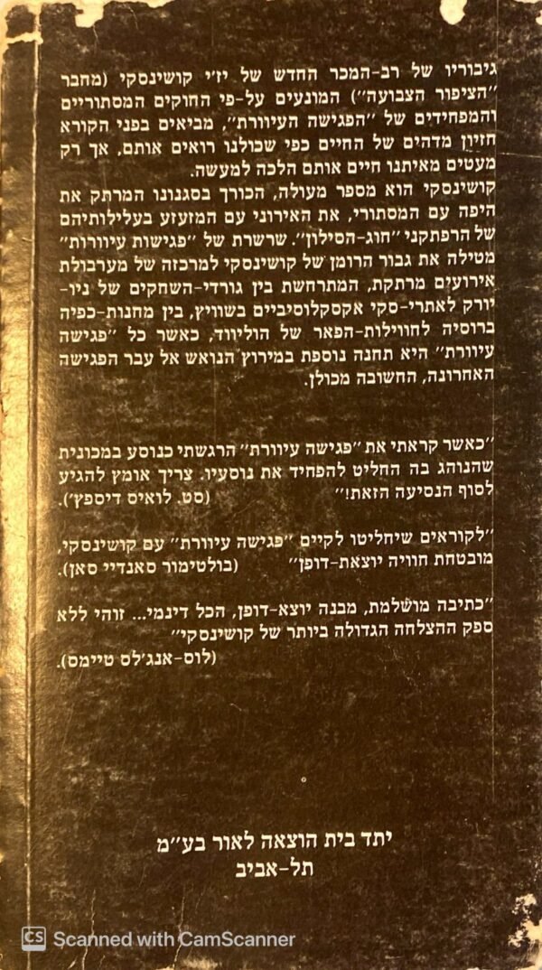 ⁦פגישה עיוורת / יז'י קושינסקי⁩ – תמונה ⁦2⁩