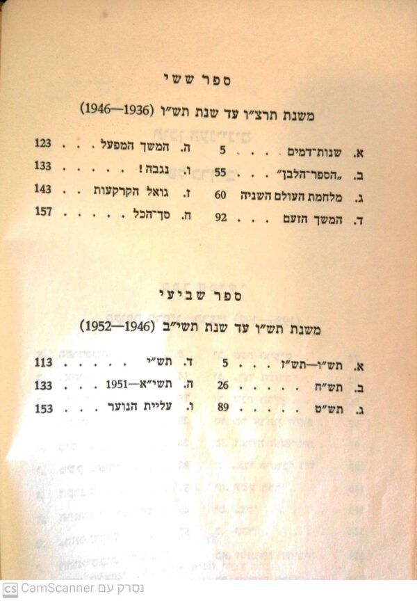 ⁦פרקים בתולדות הישוב - כרכים א'  + ב' / משה סמילנסקי (הוצאת דביר, 1959)⁩ – תמונה ⁦8⁩