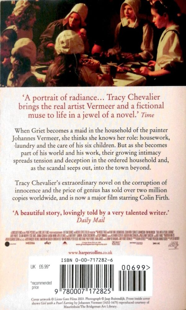 ⁦Girl with a Pearl Earring by Tracy Chevalier⁩ – תמונה ⁦2⁩