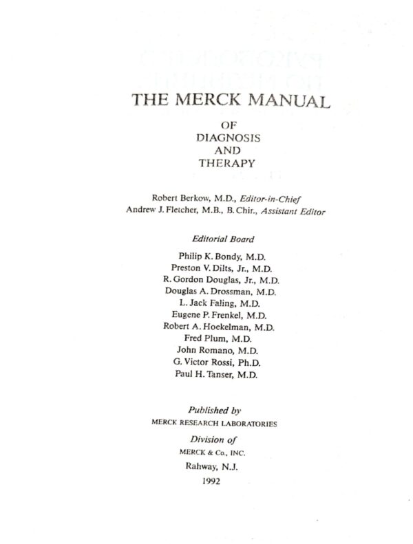 ⁦Руководство по медицине. Диагностика и терапия (в 2-х томах) / Мерк Шарп и Доун⁩ – תמונה ⁦7⁩