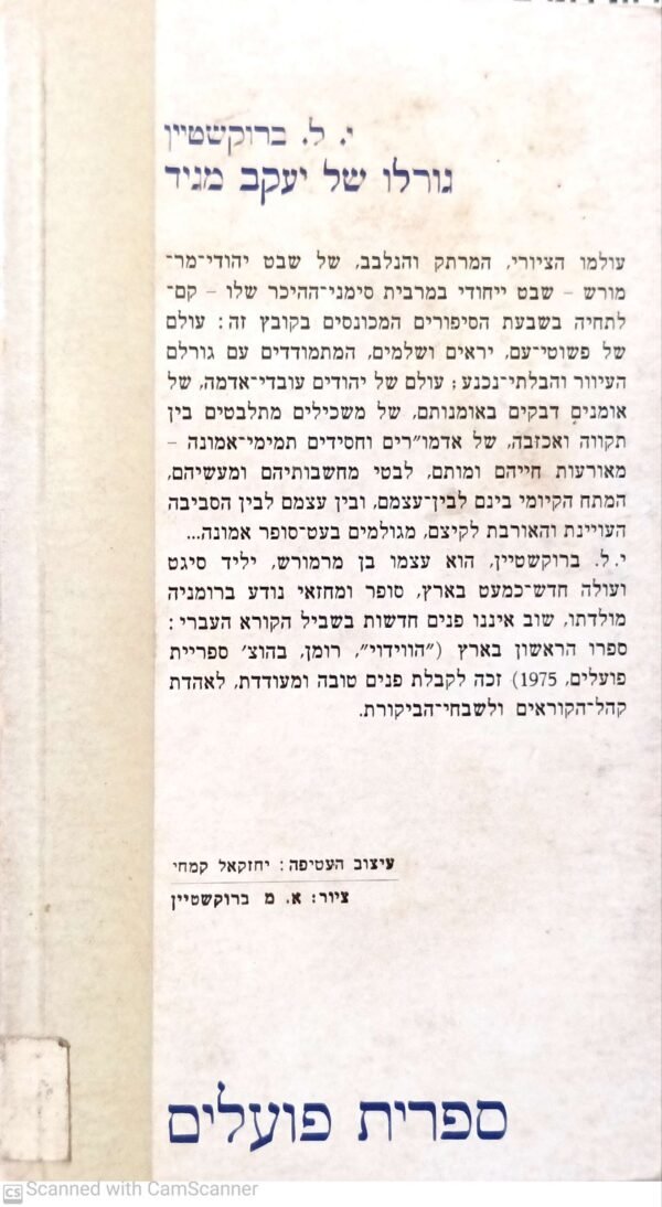 ⁦גורלו של יעקב מגיד / י. ל. ברוקשטיין⁩ – תמונה ⁦2⁩