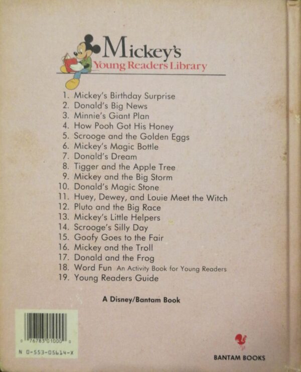 ⁦Mickey's young reader library 1: Mickey's birthday surprise by Disney⁩ – תמונה ⁦4⁩