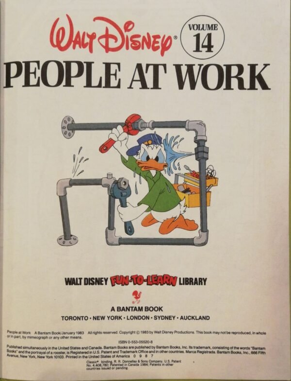 ⁦Walt Disney Fun-to-Learn Library 14: People at Work⁩ – תמונה ⁦2⁩