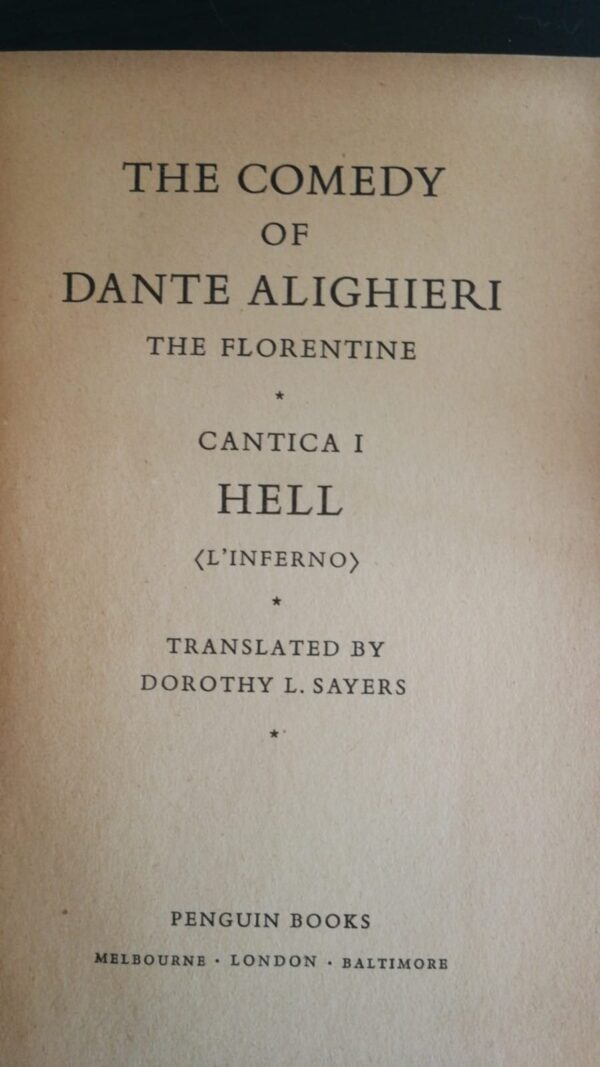 ⁦The Comedy of Dante Alighieri: Hell (L'Inferno) – Translated by Dorothy L. Sayers⁩ – תמונה ⁦5⁩