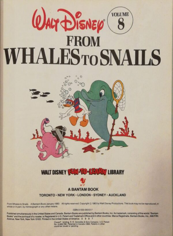 ⁦From Whales to Snails (Disney Fun‑to‑Learn Library, Vol. 8)⁩ – תמונה ⁦2⁩