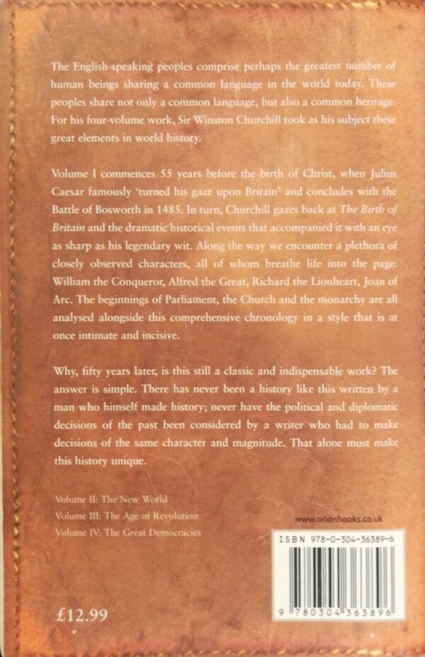 ⁦A History of the English‑Speaking Peoples, Vol. 1: The Birth of Britain by Sir Winston S. Churchill⁩ – תמונה ⁦2⁩