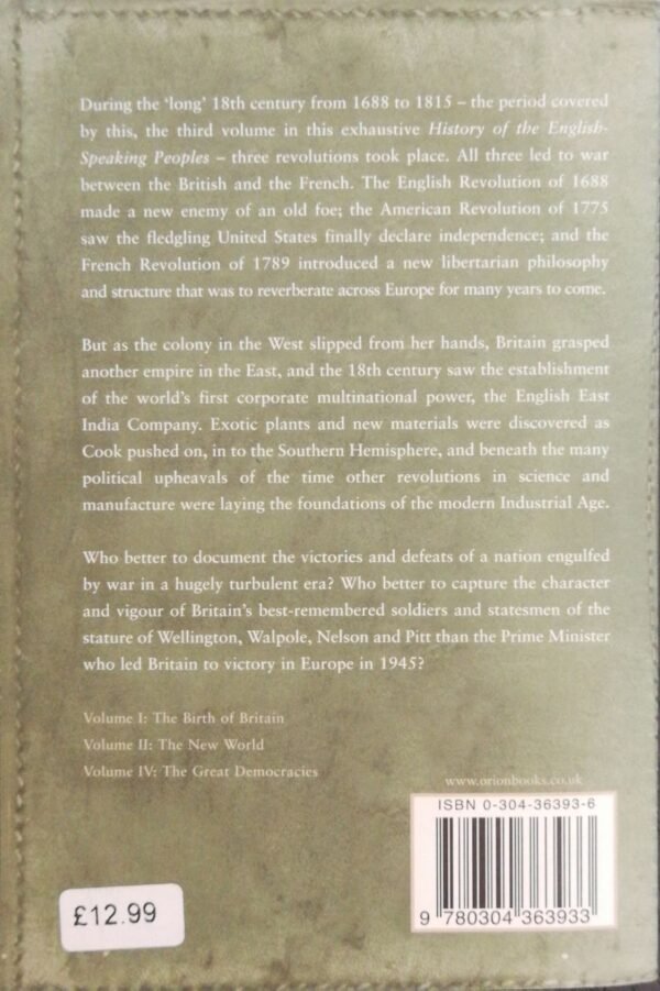 ⁦A History of the English‑Speaking Peoples, Volume 3: The Age of Revolution by Sir Winston S. Churchill⁩ – תמונה ⁦2⁩
