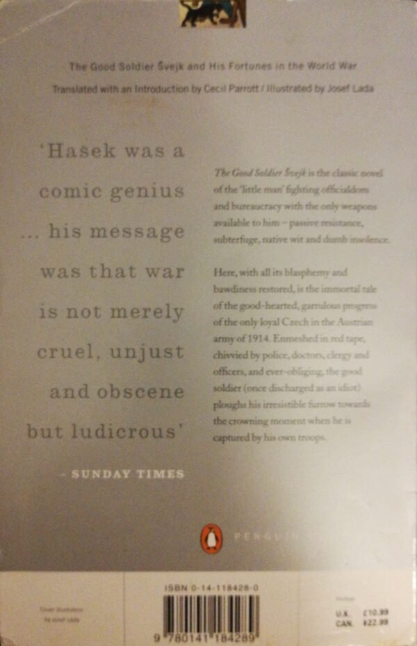 ⁦The Good Soldier Švejk by Jaroslav Hašek – Penguin Modern Classics Edition (2000)⁩ – תמונה ⁦2⁩