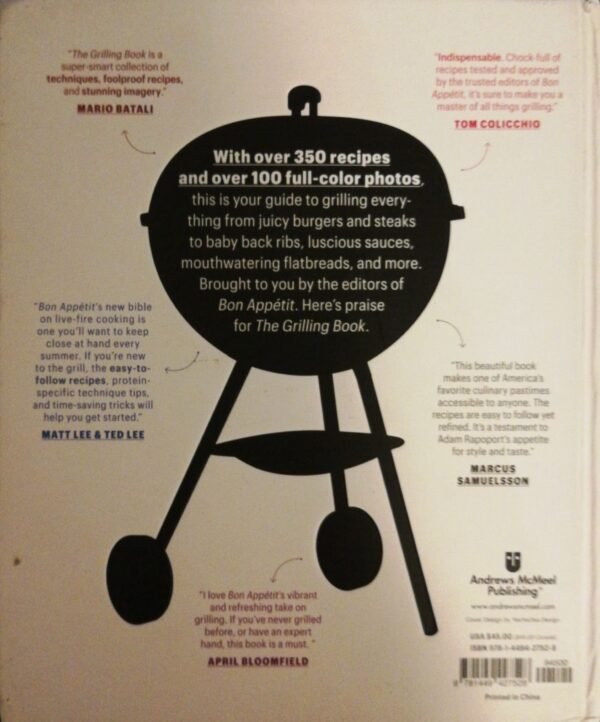 ⁦The Grilling Book – The Definitive Guide from Bon Appétit (2013)⁩ – תמונה ⁦2⁩