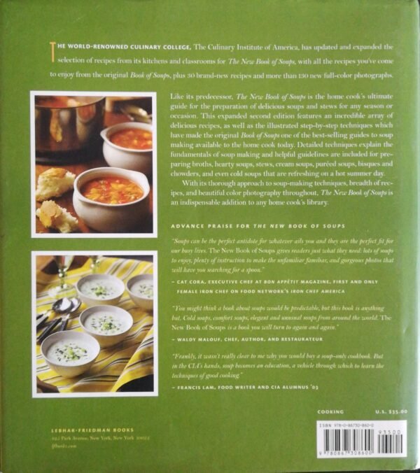 ⁦The New Book of Soups – The Culinary Institute of America (2009, Second Edition)⁩ – תמונה ⁦2⁩