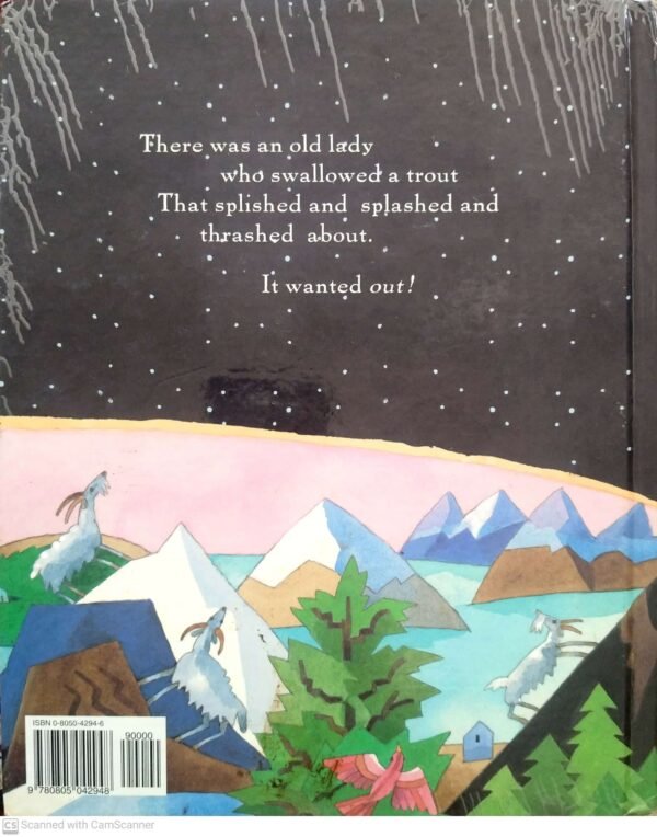 ⁦There Was an Old Lady Who Swallowed a Trout! / Teri Sloat, illustrated by Reynold Ruffins (Henry Holt & Co., 1998)⁩ – תמונה ⁦2⁩