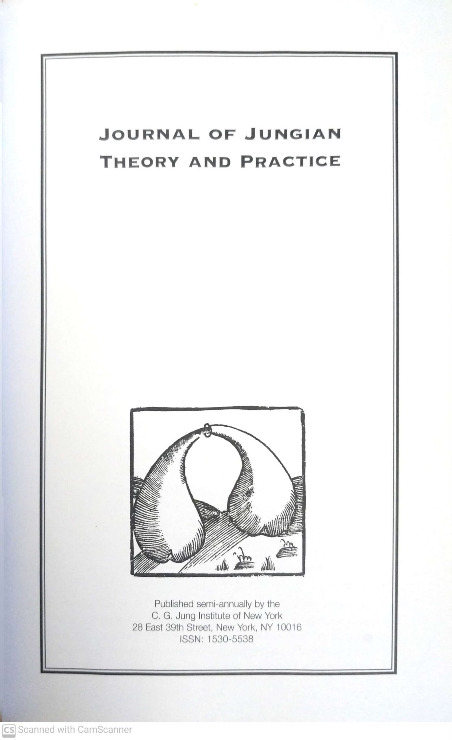 צילום של הספר Journal Of Jungian Theory and Practice