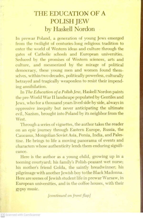 ⁦The Education of the Polish Jew by Haskell Nordon⁩ – תמונה ⁦2⁩