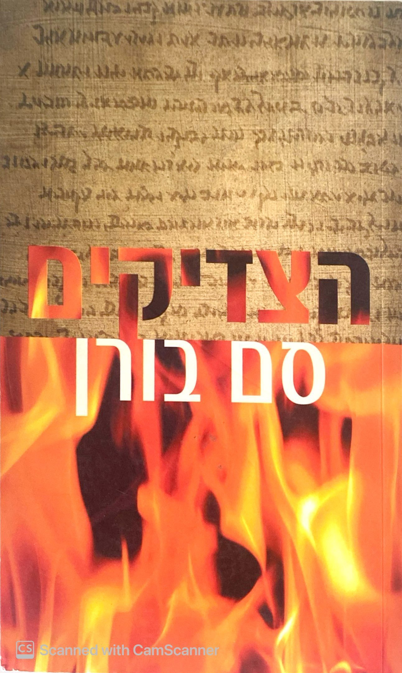 צילום של הספר הצדיקים / סם בורן