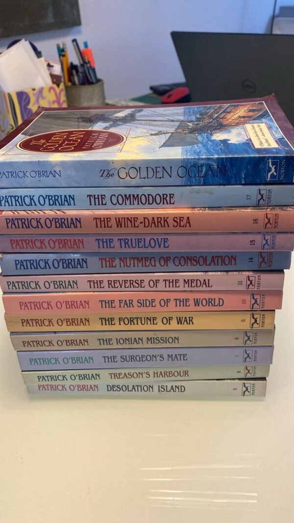 ⁦Patrick O’Brian – Aubrey–Maturin Series Volumes 5–17 (+ The Golden Ocean), 12-Book Set⁩ – תמונה ⁦2⁩