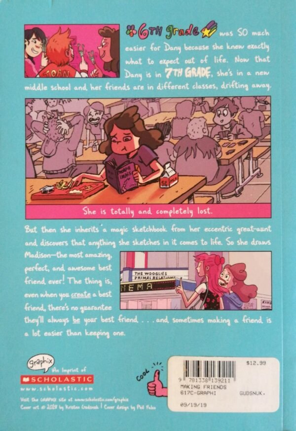 ⁦Making Friends #1: Making Friends: A Graphic Novel by Kristen Gudsnuk follows Danielle⁩ – תמונה ⁦2⁩