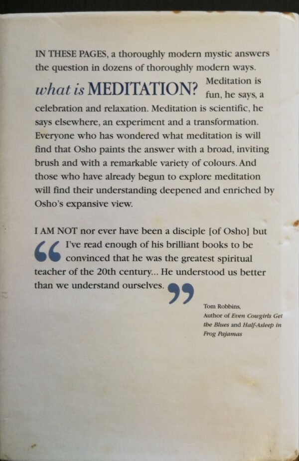 ⁦What Is Meditation? / Osho⁩ – תמונה ⁦2⁩