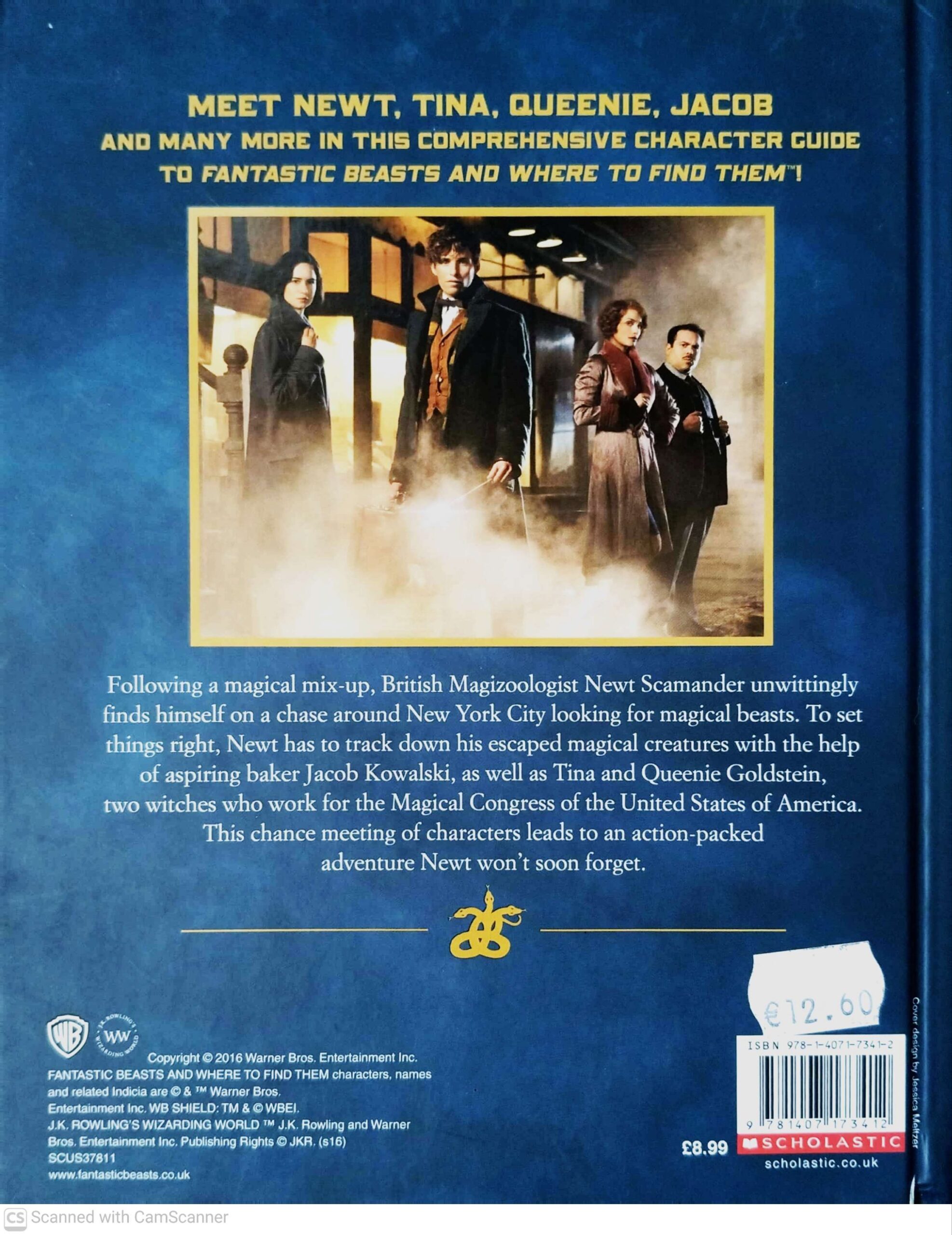 צילום של הספר Fantastic Beasts and Where to Find Them: Character Guide