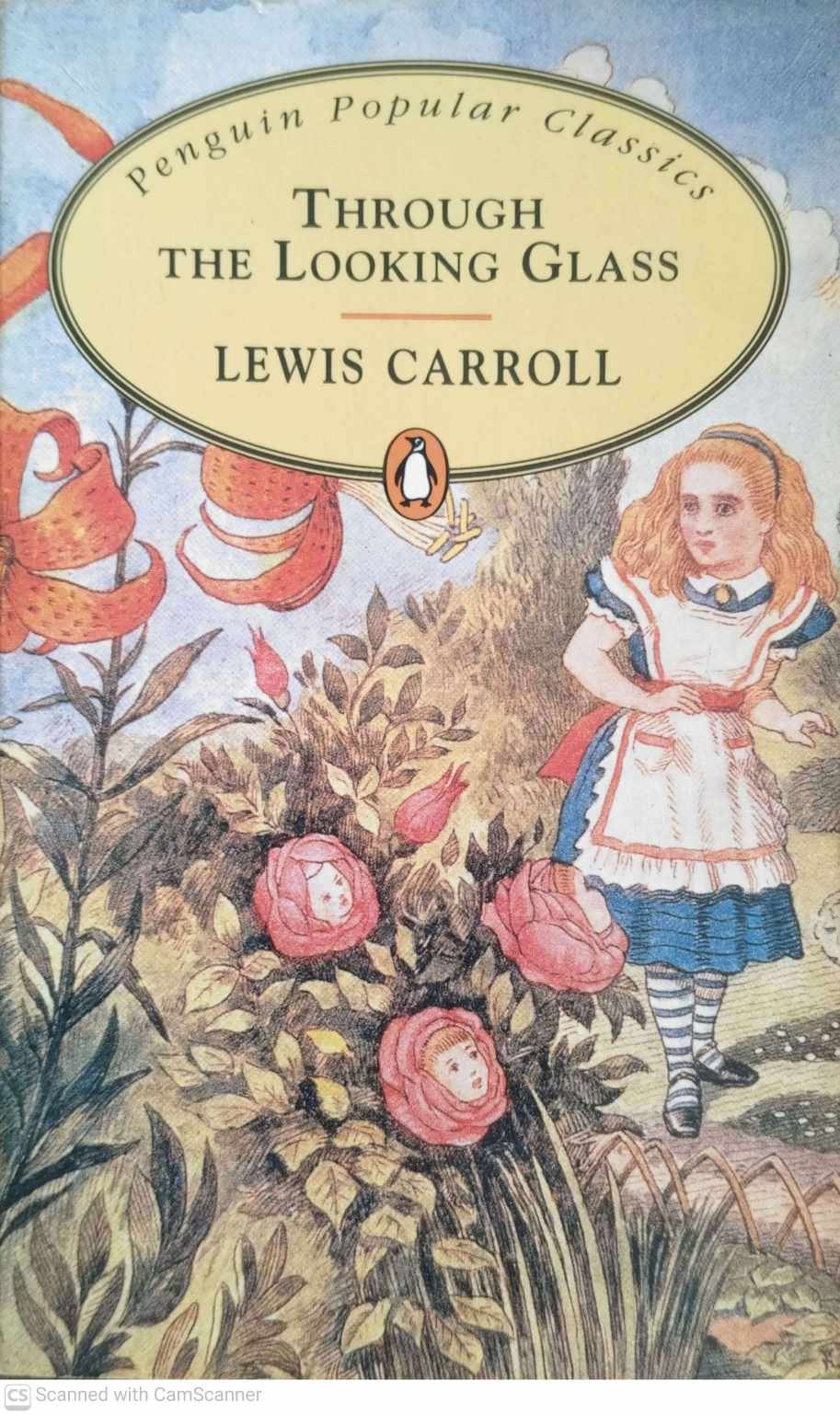 צילום של הספר Through the Looking-Glass and What Alice Found There by Lewis Carroll (Penguin Books, 2007)