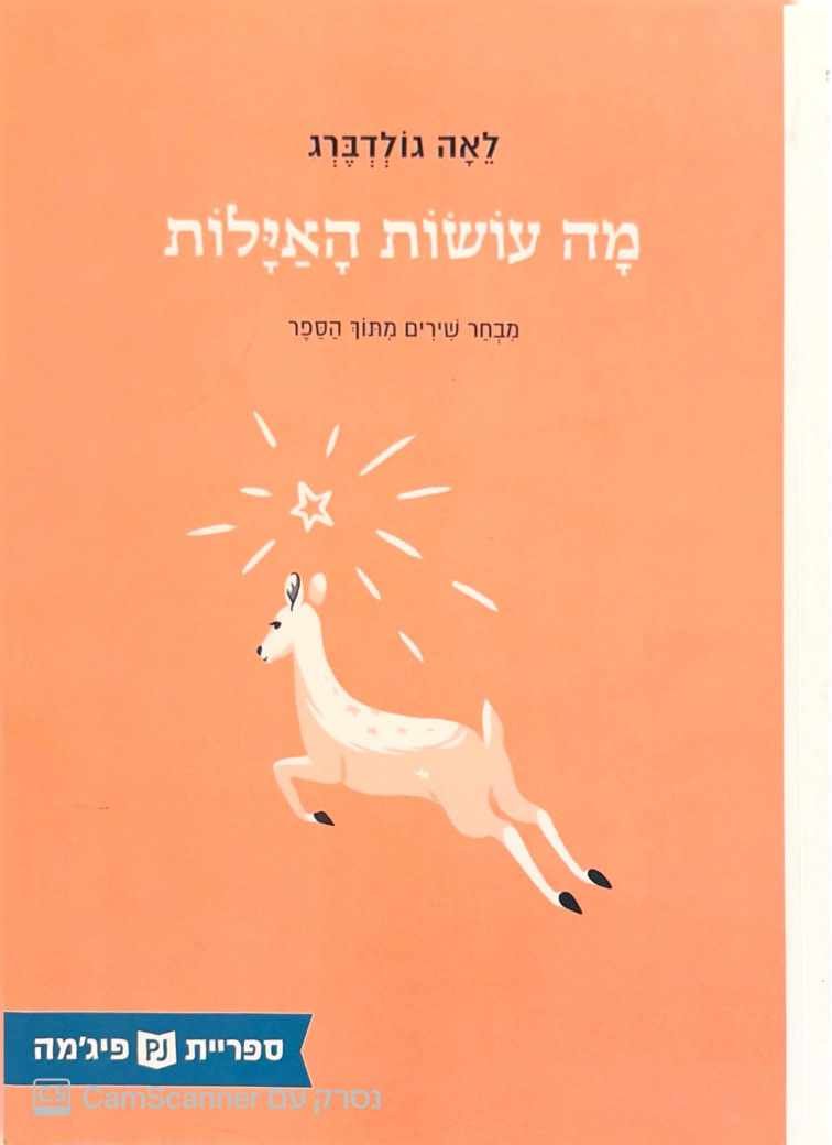 צילום של הספר מה עושות האיילות / לאה גולדברג (ספריית פיג'מה)