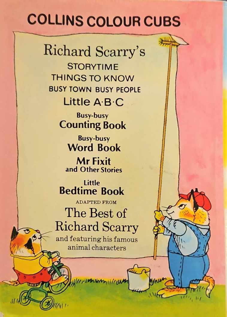 צילום של הספר Richard Scarry’s Busy-busy Word Book / Richard Scarry
