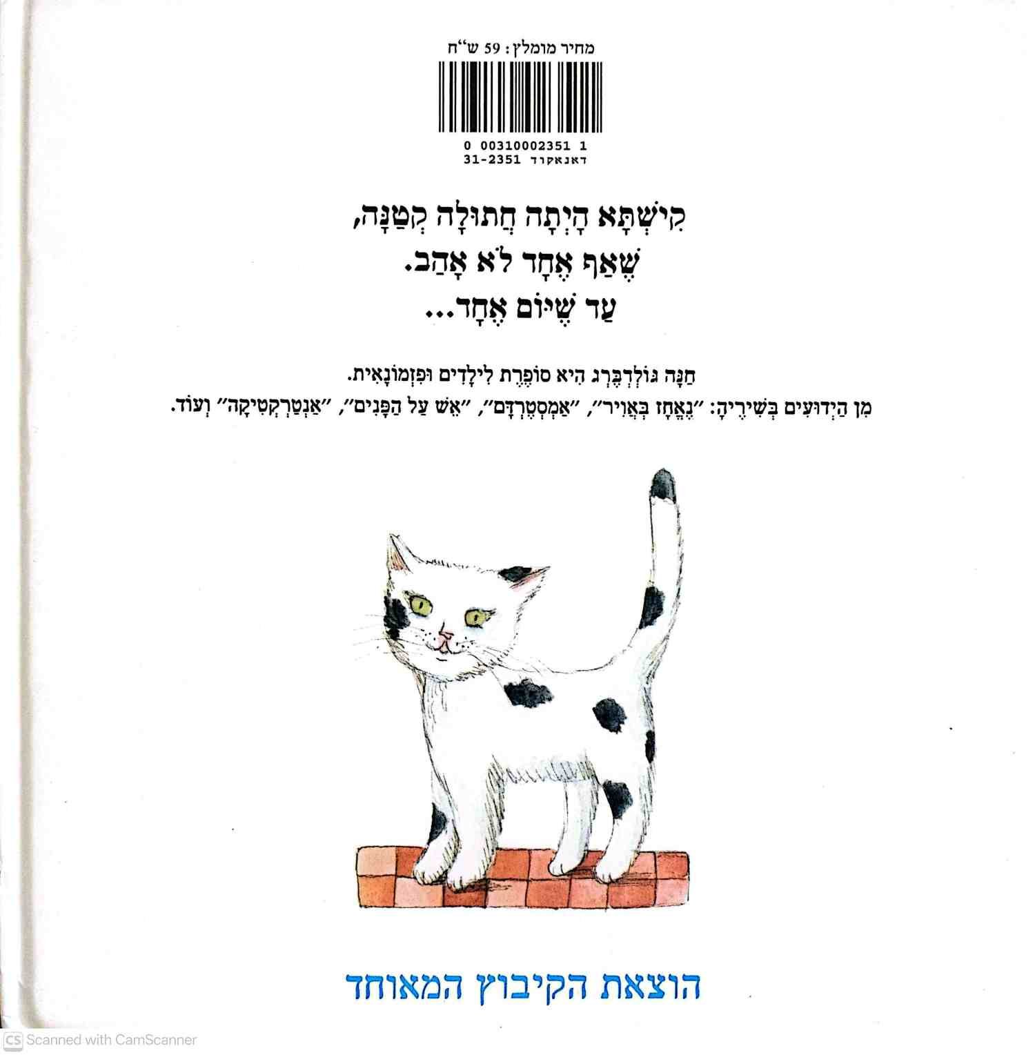 צילום של הספר קישתא / חנה גולדברג