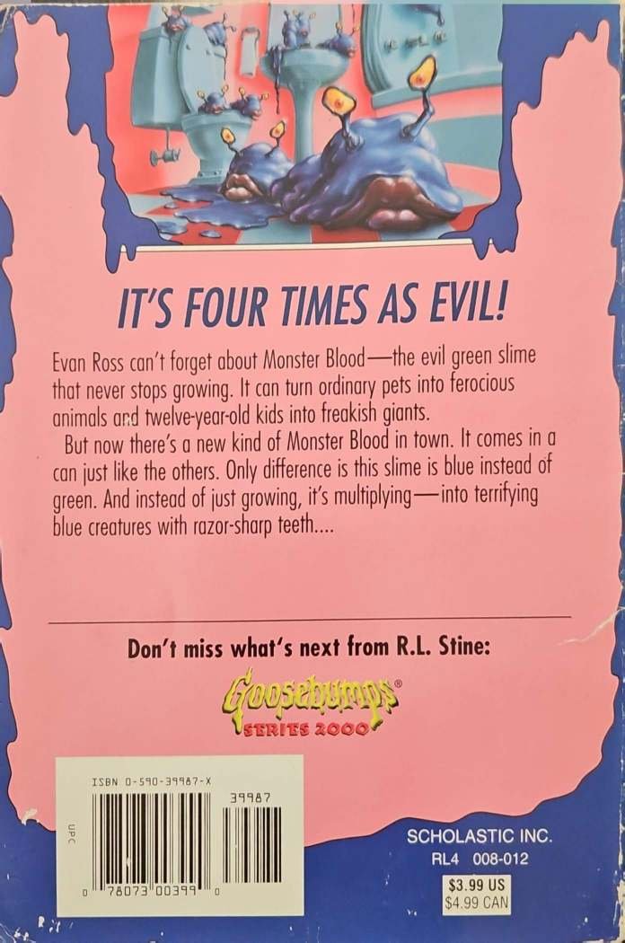 צילום של הספר Goosebumps #62: Monster Blood IV / R.L. Stine