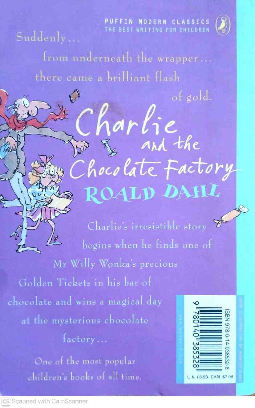 צילום של הספר Charlie and the Chocolate Factory / Roald Dahl (Puffin Modern Classics – Illustrated by Quentin Blake)