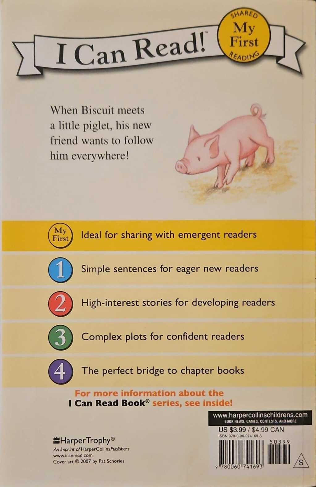 צילום של הספר Biscuit’s Day at the Farm / Alyssa Satin Capucilli (My First I Can Read Edition, HarperTrophy, 2007)