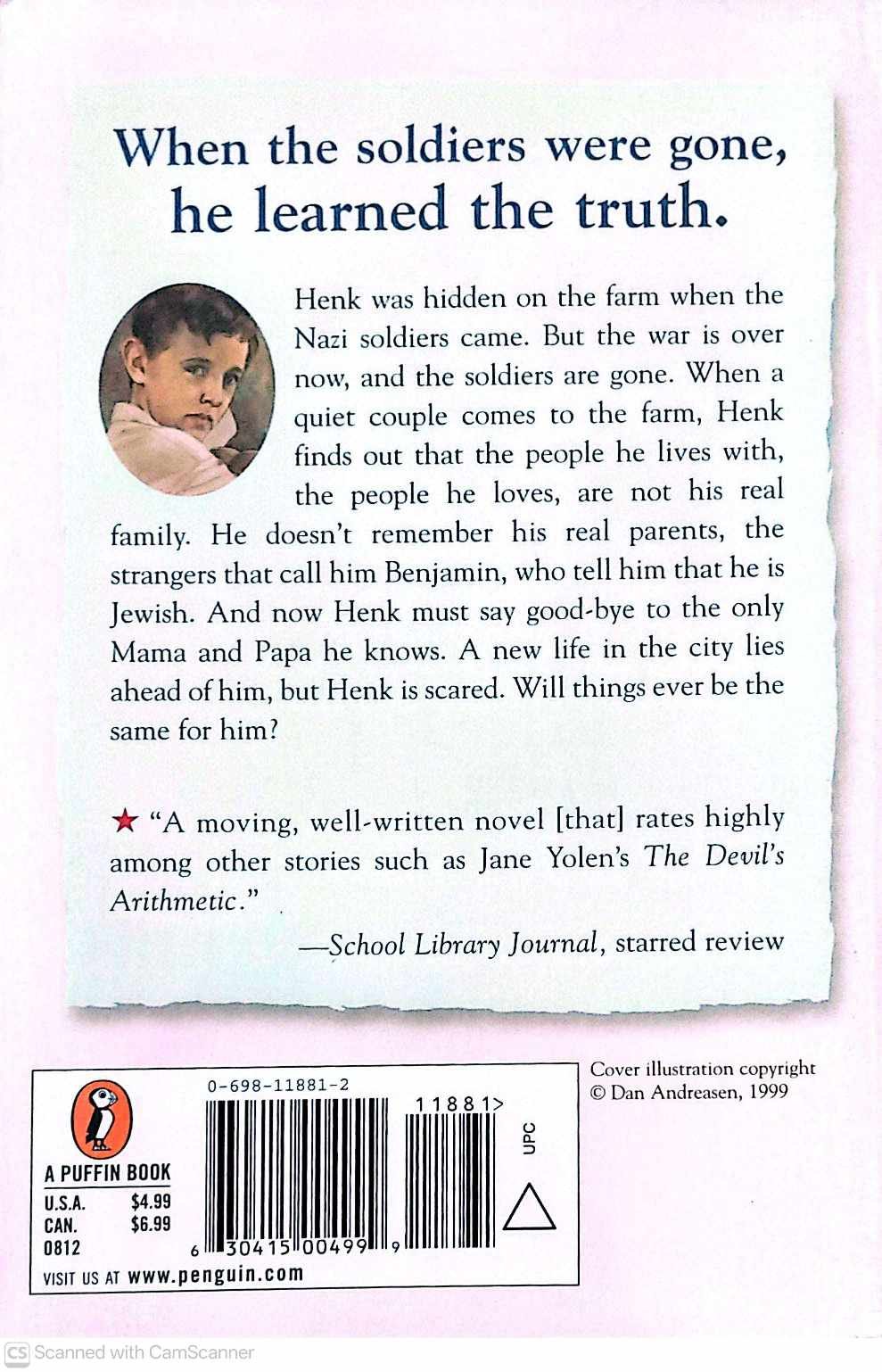 צילום של הספר When the Soldiers Were Gone / Vera W. Propp (Puffin Books, 2001)